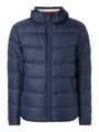 Tommy Jeans Light-Daunenjacke mit Steppungen in marine