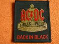 AC/DC AC DC Patch / Aufnäher Fanartikel Tour Merchandise 80 ziger Jah Hells Bell