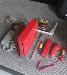 Nintendo Wii Super Mario Edition 512 MB Rot