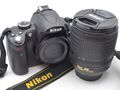 Nikon D5000 12.3 MP DSLR-vDigitalkamera - Kit mit Nikkor AF-S 18-105 mm VR Schw.