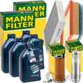 MANN INSPEKTIONSPAKET passend für BMW 1er F40 2er F45 X1 F48+ORIGINAL 5W30 ÖL