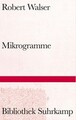 Mikrogramme | Robert Walser | Buch | Bibliothek Suhrkamp | Lesebändchen | 216 S.