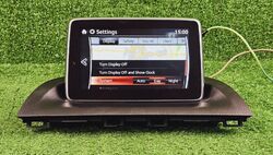 BHP1611J0D Mazda 3 14-16 GPS Navigation Display Berühren Sie Bildschirm nur OEM