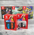 Nintendo Switch 64 GB OLED-Konsole, Weiß, Neonrot und Blau, Zelda Pokémon...