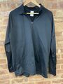 Nike Dri-Fit Golf 1/4 Reißverschluss Pullover schwarz Herren UK Größe XL extra groß