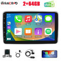 DAB+ 2+64G 10.1 Zoll 2 DIN Autoradio Android 13 Apple Carplay GPS Navi WIFI +KAM