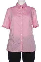 Peter Hahn Bluse Damen Oberteil Hemd Hemdbluse Gr. EU 42 Baumwolle Pink #os77giu