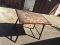 INDUSTRIEDESIGN LOFT  Arbeitstisch Werkstatt Industrie Vintage Stahl Gartentisch