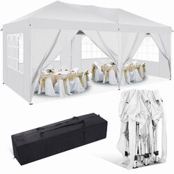 Pavillon Faltpavillon 3x3m 3x6m Wasserdicht Gartenzelt Partyzelt UV Pavillion DE