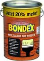 Bondex Holzlasur für Außen 4,8 l dunkelgrau Lasur Holzschutz