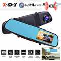 XGODY 4" Dual Lens Dashcam Rückspiegel Nachtsicht AutoKamera Recorder 1080P HD