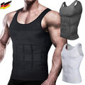 Herren Bauchweg Shirt Shapewear Unterhemd Kompression Tank Top Mieder Weste Slim