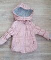 Mädchen Winterjacke Gr. 80/86 rosa Mantel Jacke Kapuze warm gefüttert