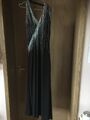 Kleid lang Damen Abendkleid schwarz Heine Gr. 36 Glassteinchen Neck-holder neu