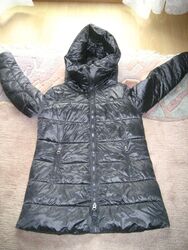 Bomboogie Damen Winter Jacke Steppjacke dunkelgrau glänzend Gr S oder 38/40