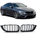 Sport Doppelsteg Kühlergrill Performance Glanz passend für 4er BMW F32 F33 F36