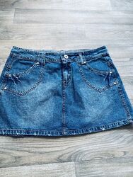 kurzer Jeans Rock S 36/38