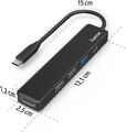 HAMA USB-C 3.2 Hub Multiport 2x USB 2.0 1x USB 3.2 + HDMI + Power Delivery - NEU