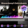 Elektrischer Kamin，3D Wasserdampf kamin mit Multicolor, Mit Fernbedienung