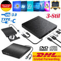 5-in-1 Externes DVD Laufwerk USB 3.0 Typ-C Brenner Slim CD DVD-RW Brenner Für PC