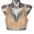 Triumph Wild Peony Florale WP Schalen BH mit Bügel 7688 goldbeige gepolstert NEU