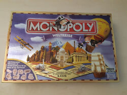 Monopoly Weltreise mit Metallfiguren ***wie NEU***