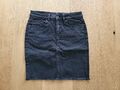 Pieces Jeans Rock Schwarz Gr. S