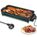 Edelstähle Elektrischer Tischgrill 2 IN 1 Balkongrill Elektrogrill Gartengrill