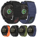 Für Garmin Fenix 7 7X 6 6X Epix Pro 5 5X Plus 3HR Quickfit Nylon Sport Armband