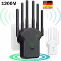 WLAN Repeater Router Range WIFI Signal Verstärker Access Point Booster 1200 Mbps