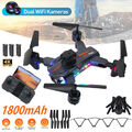 Mini Faltbar WiFi FPV Drohne Mit 8K-HD GPS Kamera Selfie RC Quadrocopter Drone