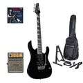 Ibanez Gio GRG170DX-BKN E-Gitarren Set, Schwarz, 24 Bünde, HSH Tonabnehmer