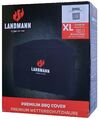 LANDMANN Premium Wetterschutzhaube XL Grill Abdeckhaube Schwarz,148 x 120 x 62cm