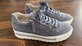 Gabor Sneaker Damen Freizeitschuhe Gr. 5,5 (38,5) Nubuk Hellblau