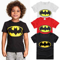 Batman T-Shirts Kinder Jungen Mädchen Kurzarm Sommer Kleidung T Shirt Gr.80-122冫