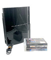 Sony PlayStation 3 FAT Lady PS3 CECHL04 Konsole schwarz mit 4 Spielen