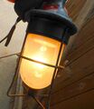 alte Gitterlampe🌼 Bunkerlampen Fabrik Industrie Lampe Bau Stall Leuchte LOFT