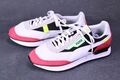 Puma Future Rider Retro Sneaker Gr. 38,5 weiß schwarz rot Sportschuhe CH1-662