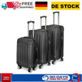 M-L-XL 3-Teilig ABS Hartschalenkoffer Kofferset Trolley Reisekoffer Rollkoffer