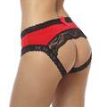 Frauen Sexy Spitzenhöschen Dünne Dessous Schleife Unterwäsche Tanga Slips F