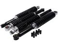 Stoßdämpfer SET 4 Stück schwarz 310mm + 340mm verstellbar Simson Schwalbe KR51