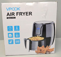 VPCOK AF102 Heißluftfritteuse 3,5L Airfryer  Timer Digital Touch 1300W Schwarz