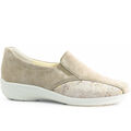 Semler SAMT-CH/STRETCH panna Damen Slipper in Beige