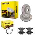 TEXTAR BREMSSCHEIBEN 348mm + BELÄGE VORNE passend für BMW 5er F10 F11 Limo+Kombi