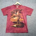 The Mountain Shirt Herren Medium Printed Tiedye 1997 Apache Eagle Indianer