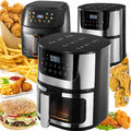 Heißluftfritteuse XXL Airfryer 7,5L Friteuse Fritteusen Backofen Grill 1300W DHL