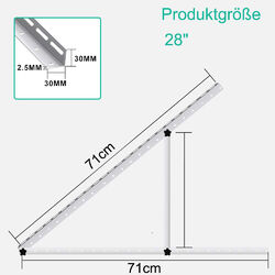 Universal-Halterung Aufständerung für Solarpanel Montage mit Neigungswinkel DE~