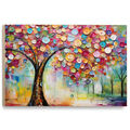 Bild LIFE TREE (BHT 100x140x3.10 cm) BHT 100x140x3.10 cm bunt Kunstdruck