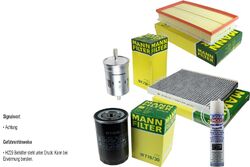 MANN-FILTER + Klima-Anlagen-Reiniger für VW Golf IV 1.6 2.0 1.8 T New Beetle