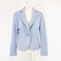 Jacke RINO & PELLE Damen Blazer Jacket Sakko Hellblau Wildleder Imitat Niete Neu